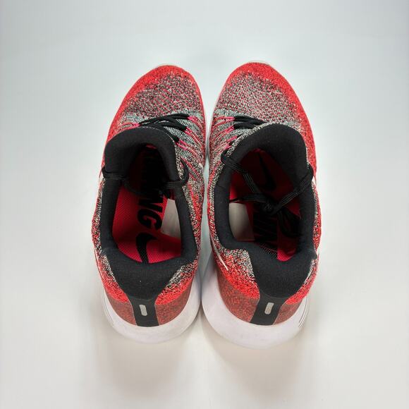 Nike LunarEpic Flyknit 2 Gray Red Running Shoes Sneakers 863779-005 Mens Sz 12.5 - Picture 6 of 10